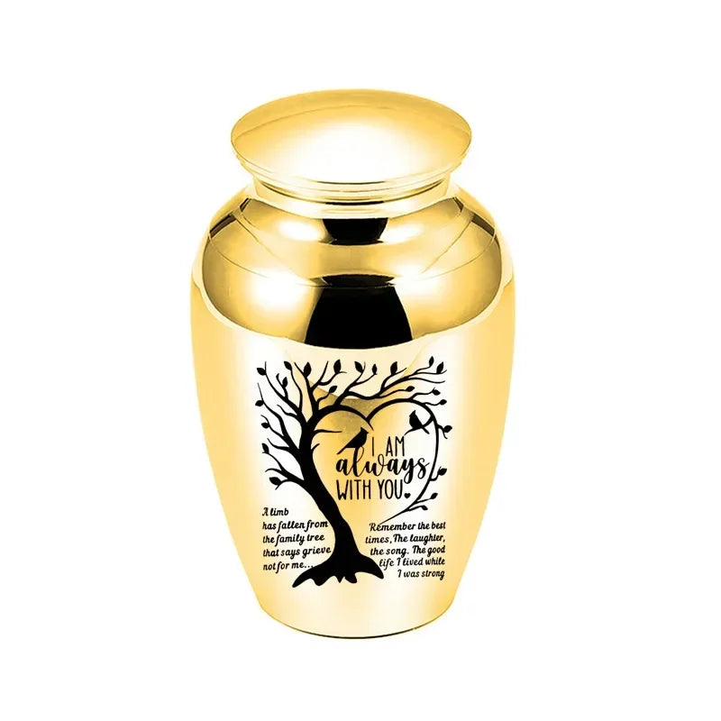 Pet family ashes cremation jar