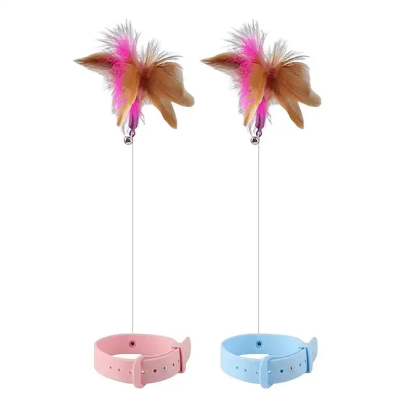 Funny Cat Stick Retractable Feather Toy