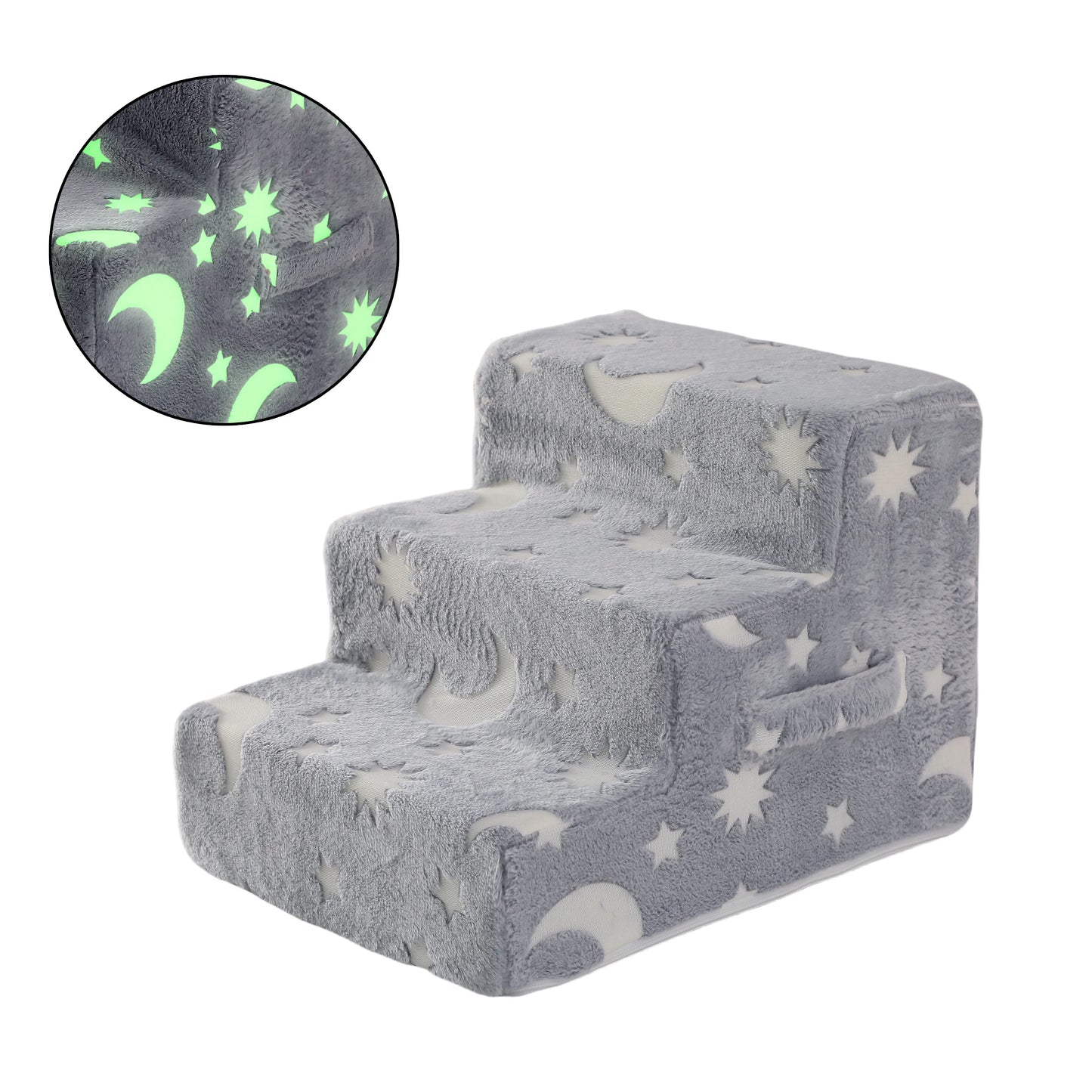 Steps for Dog Pet Ramp, Cat Ladder 3 or 4 Stairs for Puppy Ramp Detachable Sponge