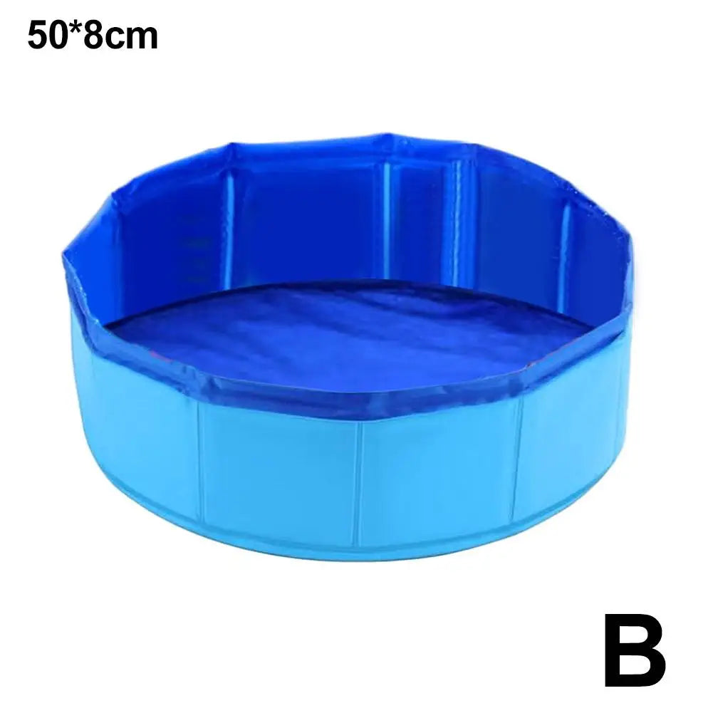 Foldable Bath Swimming Pool with Cat Toys0