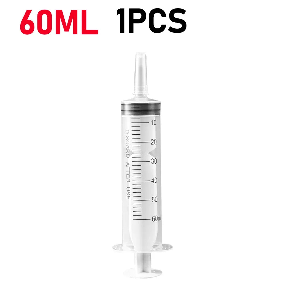 60/100ml Plastic Bulk Needle-Free Disposable Syringes