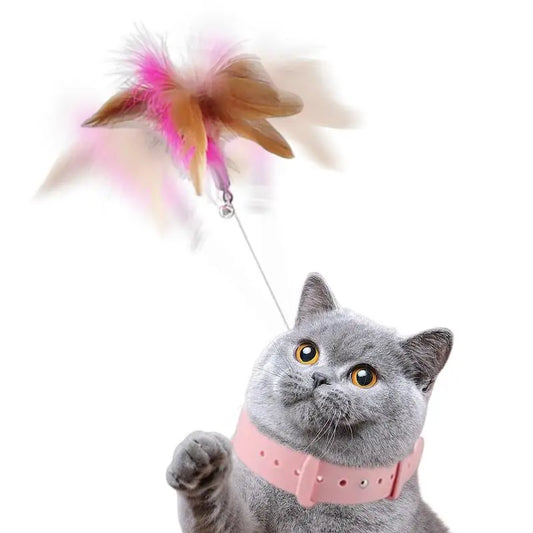 Funny Cat Stick Retractable Feather Toy