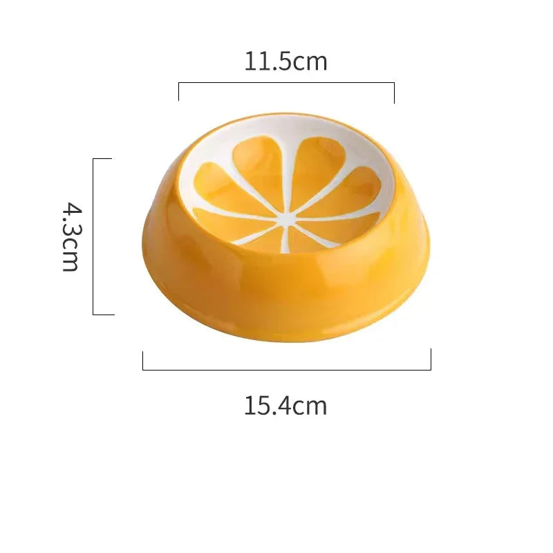 4 cute designs pet ceramics bowls