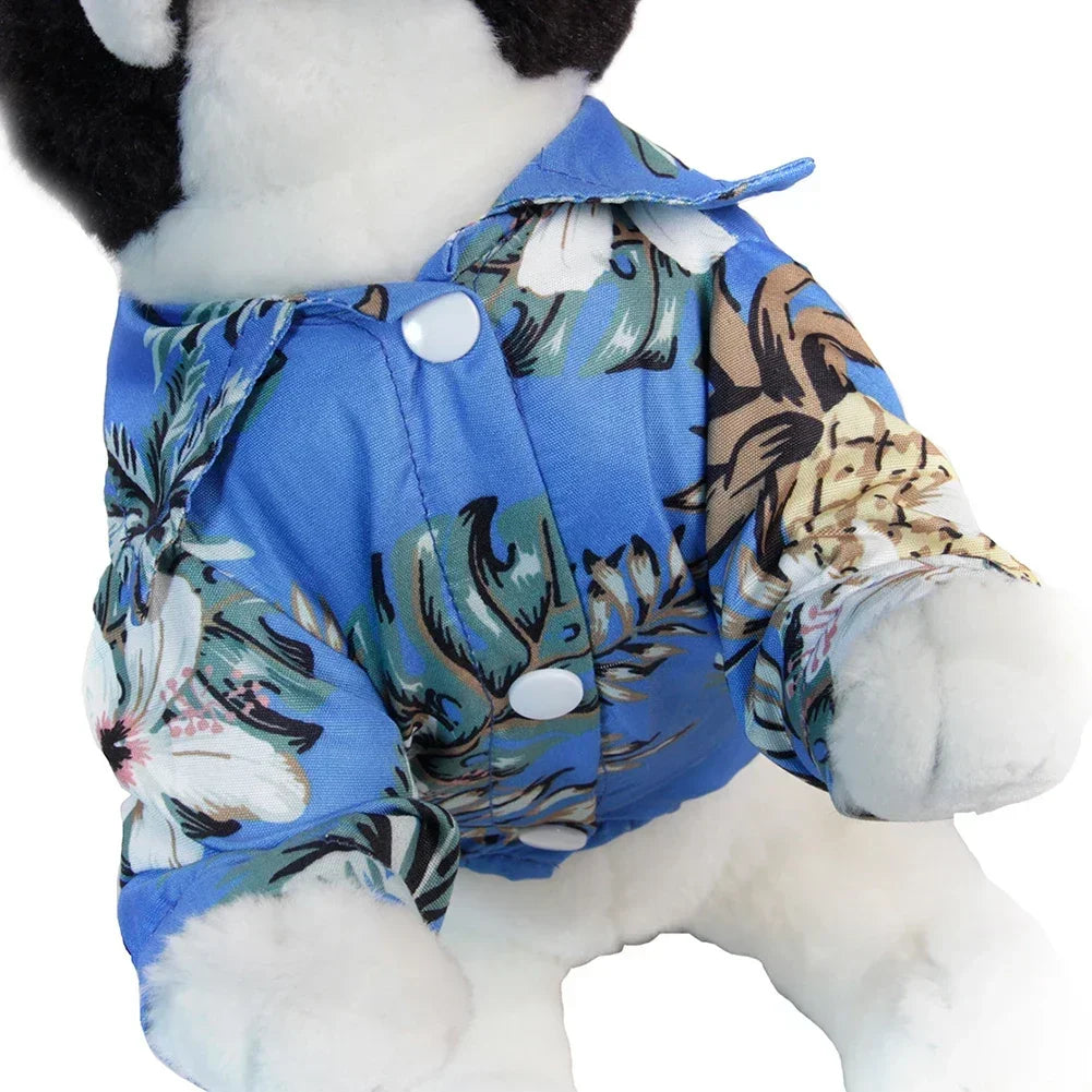 Hawaiian Style Dog T-Shirts