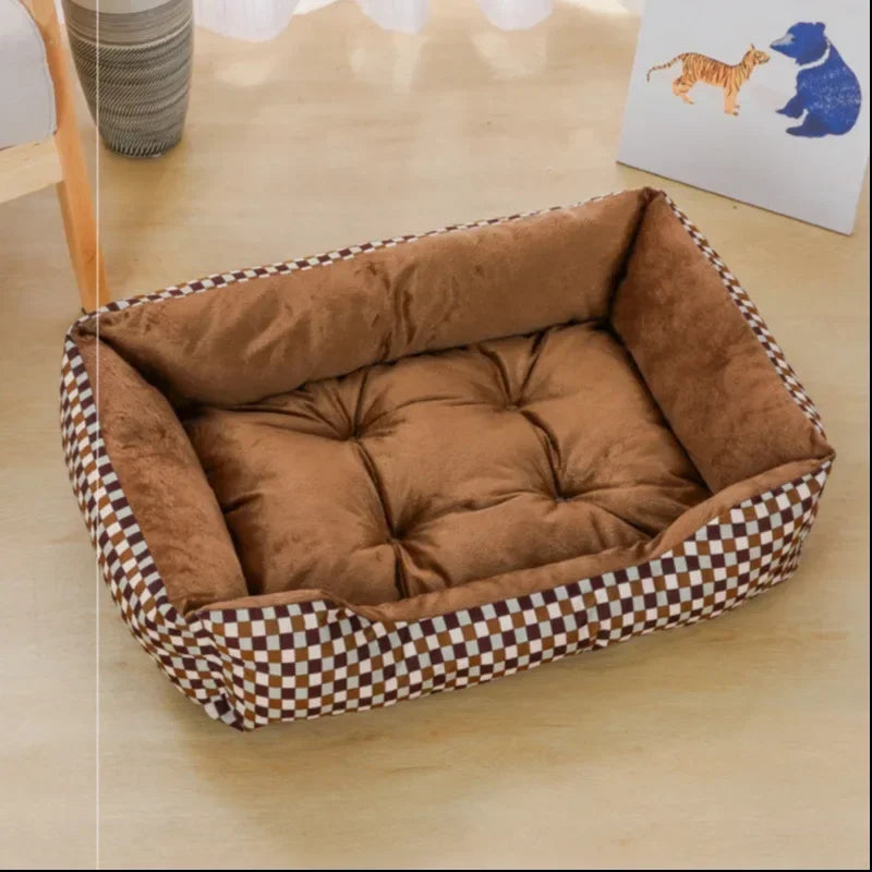 Square Plush Calming Bed