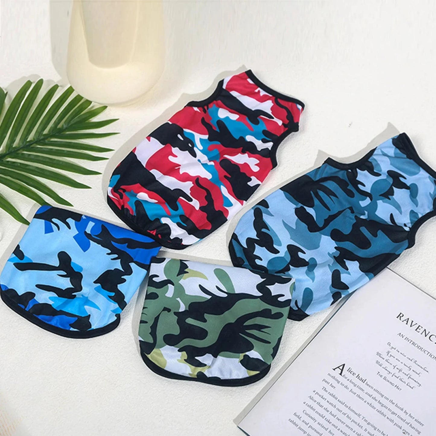 2023 Style Dog Clothes Camouflage Vest