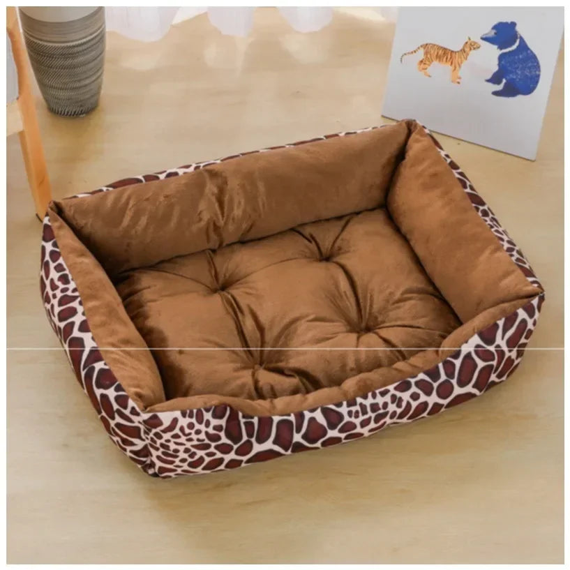 Square Plush Calming Bed