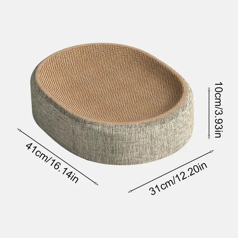 Cat Scratcher Oval Pad Bowl