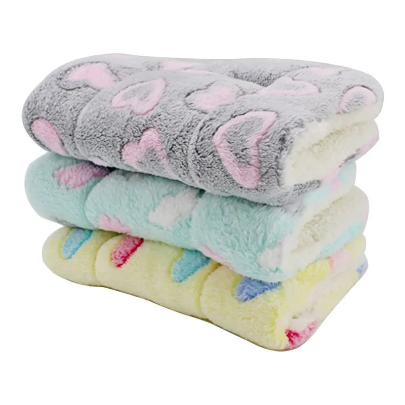 Soft Cat Bed Mats or Warm Fleece Pet Blanket