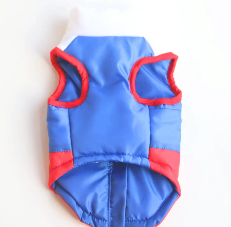 Winter Clothing Cotton-Padded Jacket Waistcoat Out Pull Buckle Pet, luxury Dog clothes