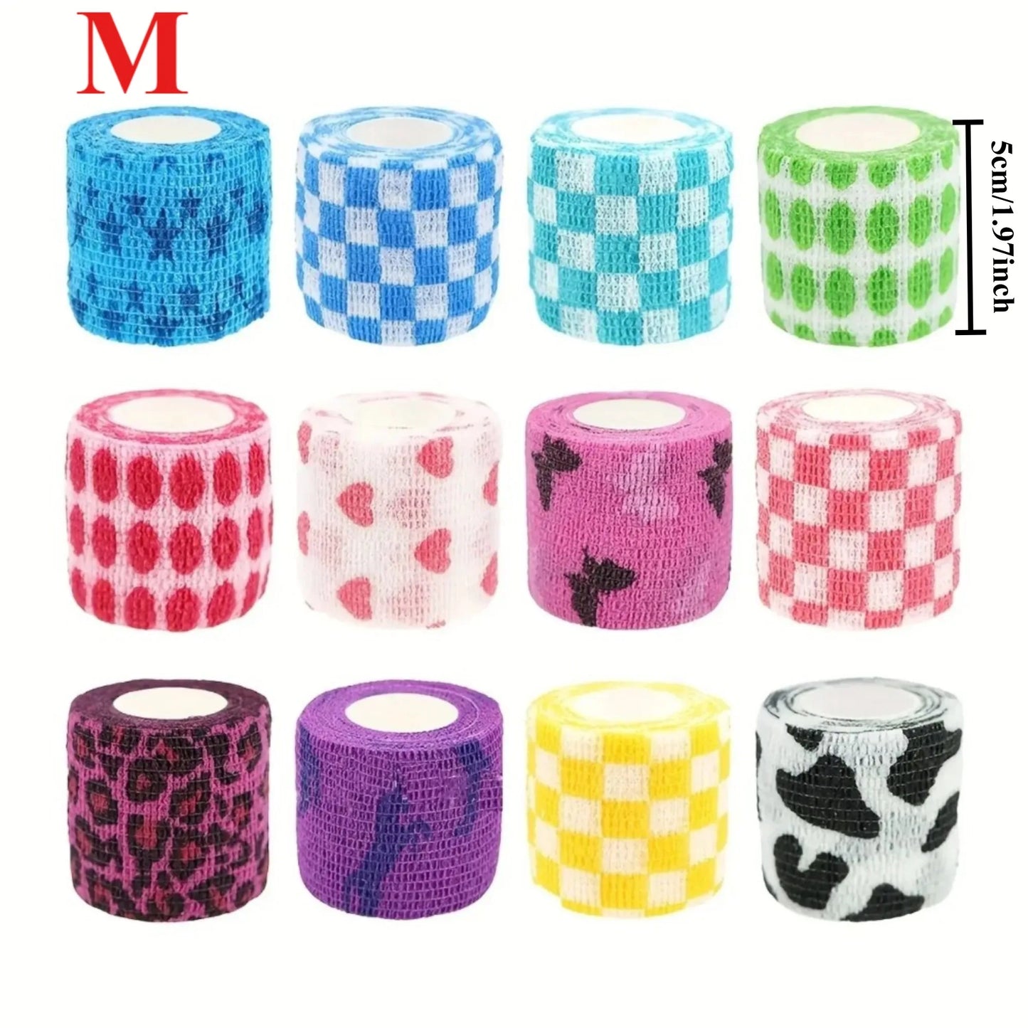 Pet Self-adhesive Elastic Dog Cat Bandage, Leg Cover Protector Strap