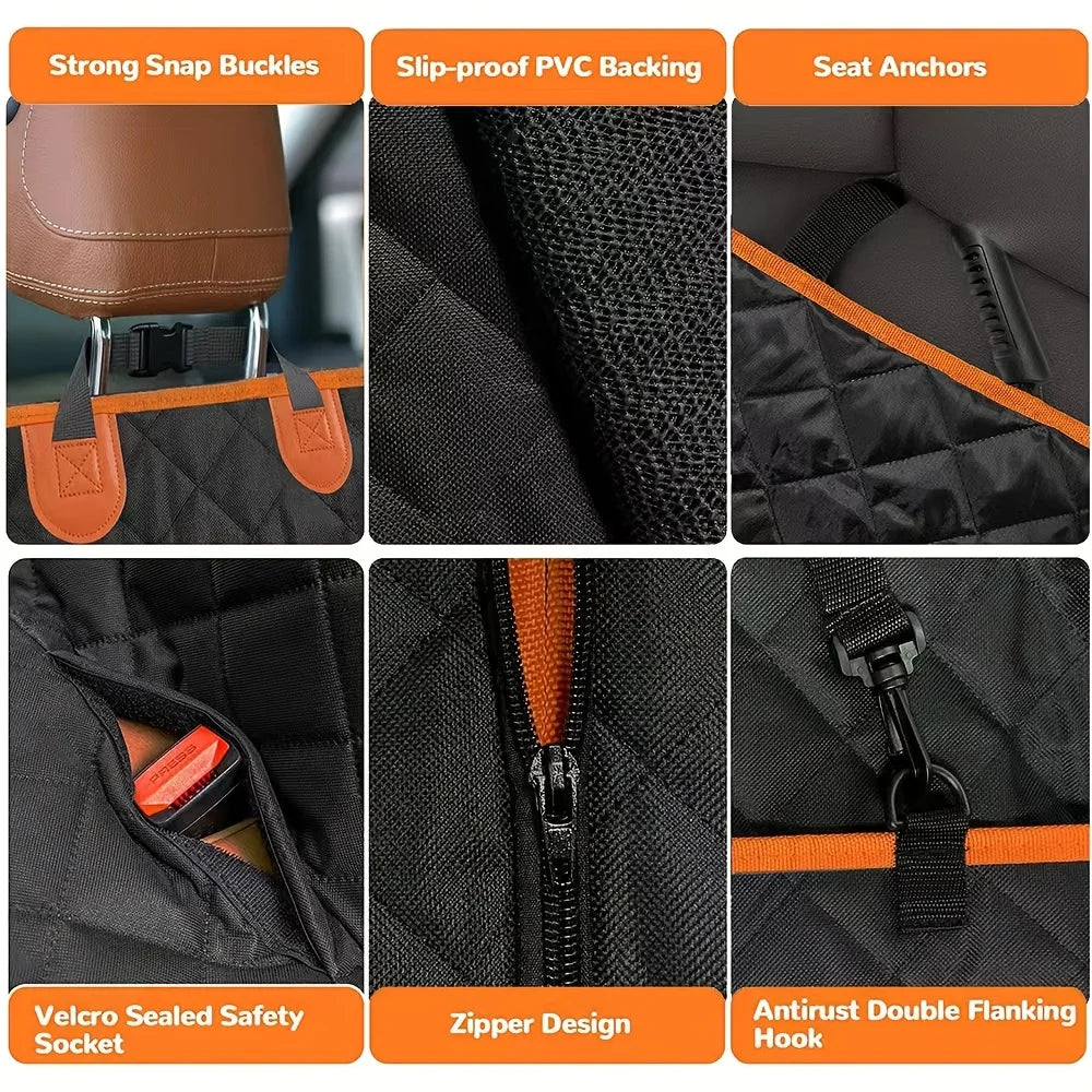 Pet Dog Car Seat Cover 100% Waterproof