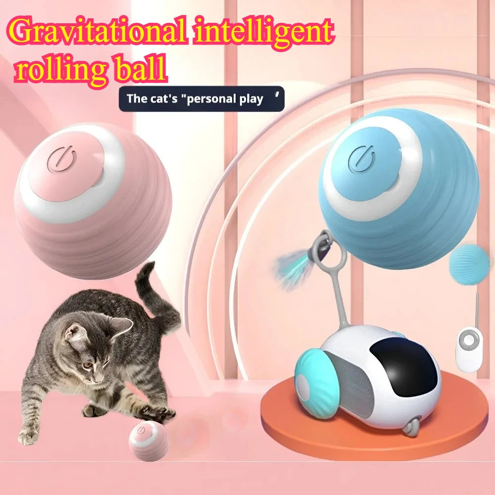 Cat Interactive Indoor Automatic Rolling Magic Ball