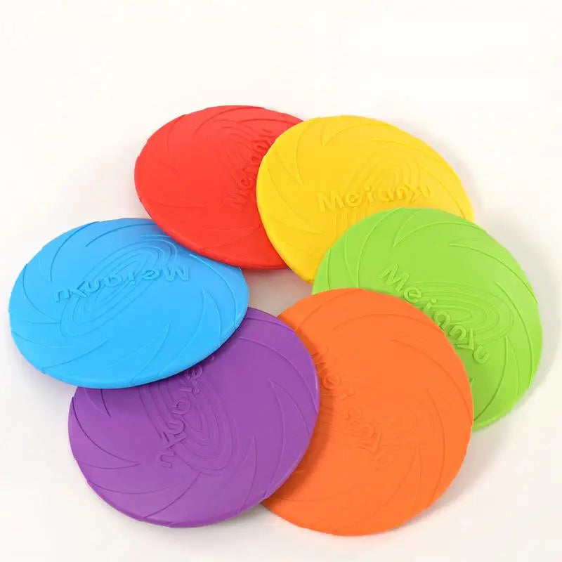 OUZEY Bite Resistant Flying Disc For Dog Multifunction Pet Puppy Training Toys