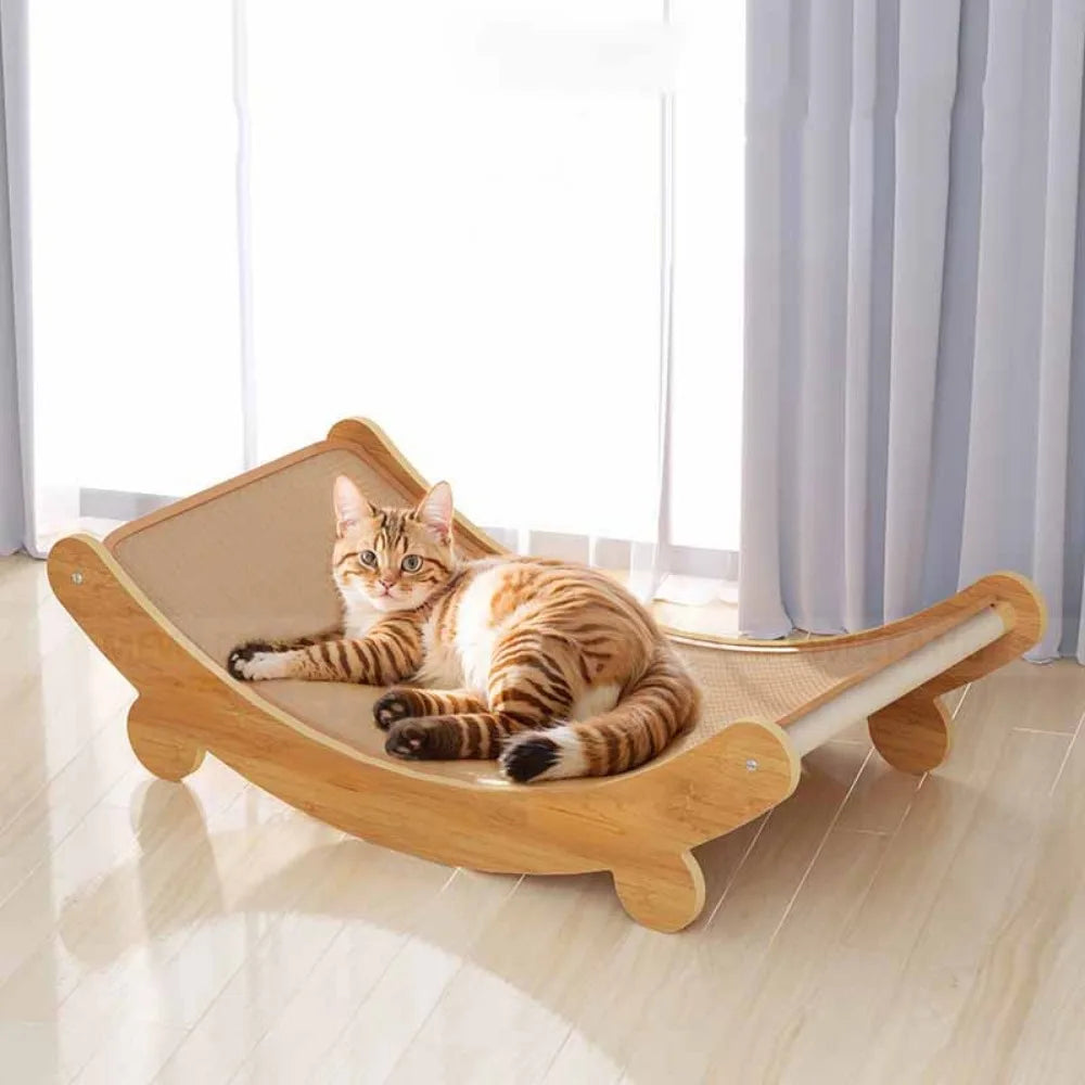 Cat Scratching Board Detachable Wear-resistant Multifuction Cats Sleeping Bed