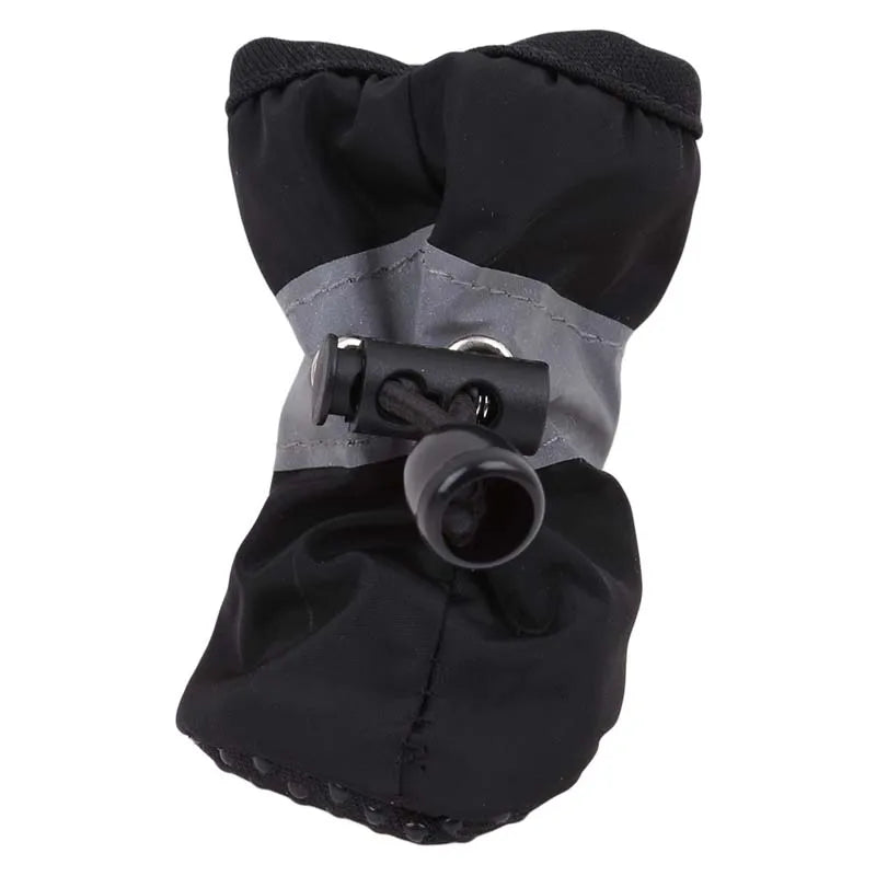 New 4pcs Pet Dog Shoes Anti-slip Rain Snow Boot Thick Warm
