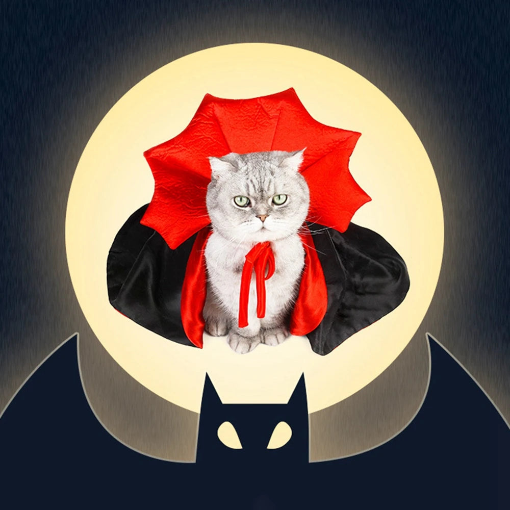 Funny Pet Role Play Vampire Cloak