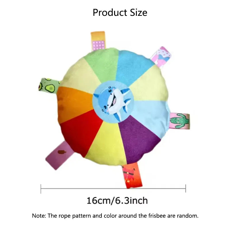 Hot dog sounding plush toy bell cartoon toy, small dog Teddy teeth grinding toy, wear-resistant bite-resistant