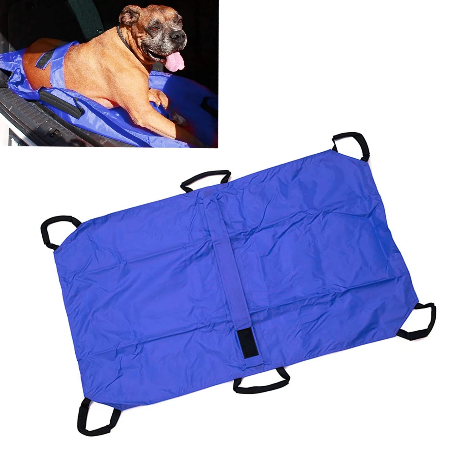 Pet Transport Emergency Nylon Stretcher Anti-bite for Pet Dog Small Animals