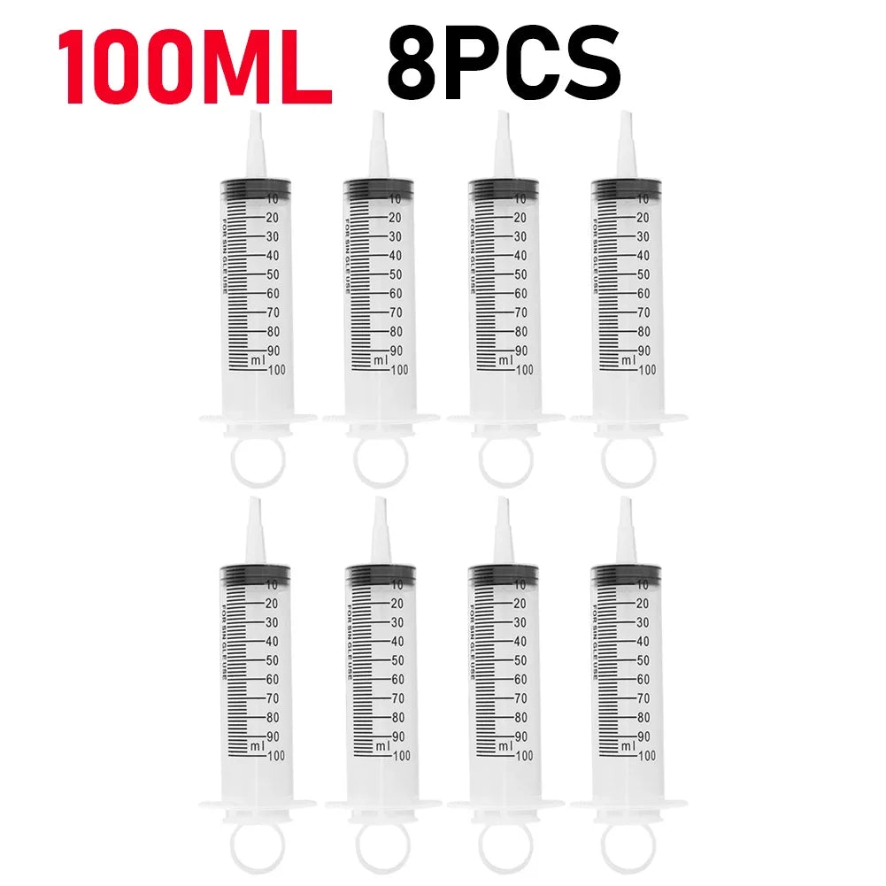 60/100ml Plastic Bulk Needle-Free Disposable Syringes