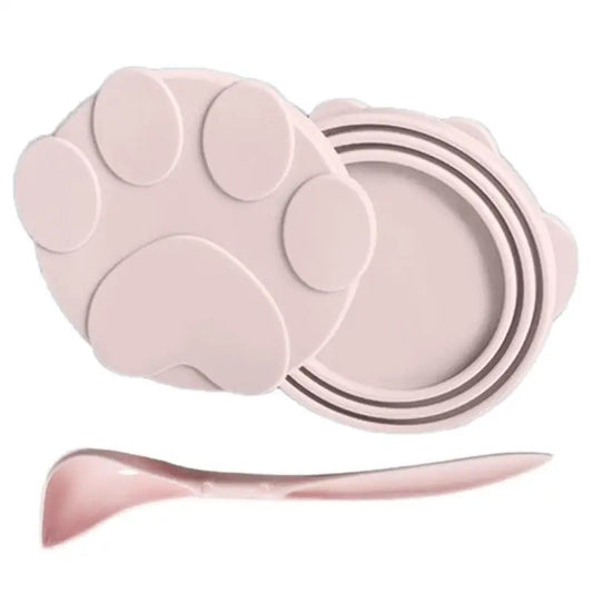Silicone Can Cover Lids With Spoon