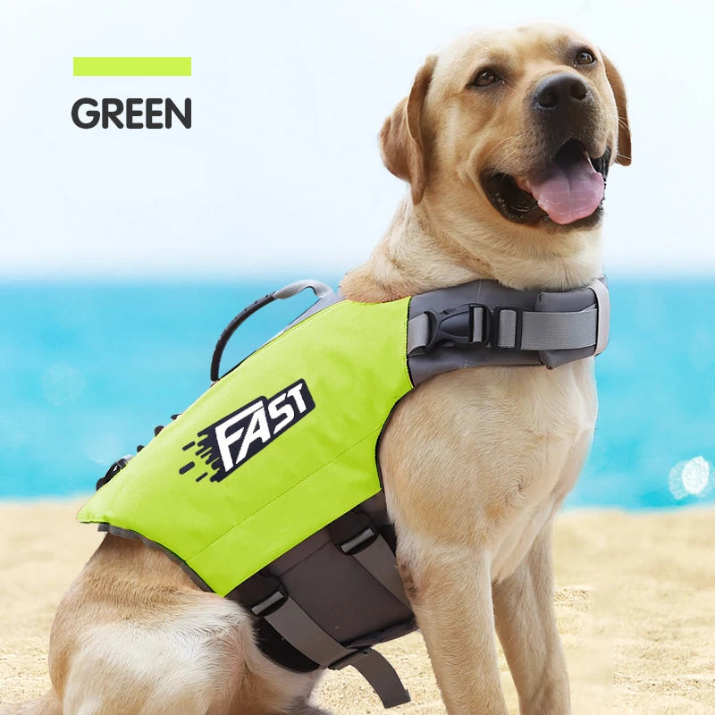 Pet Life Jacket Safety Vest for Dogs, Swim Fashion Adjustable Reflective in Pool or Surfing