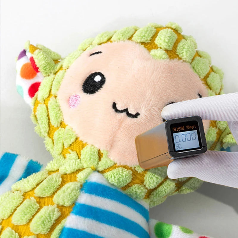 Plush Toy Cat Dog Puzzle Toy, Bite Resistant Interactive Squeaky Toy