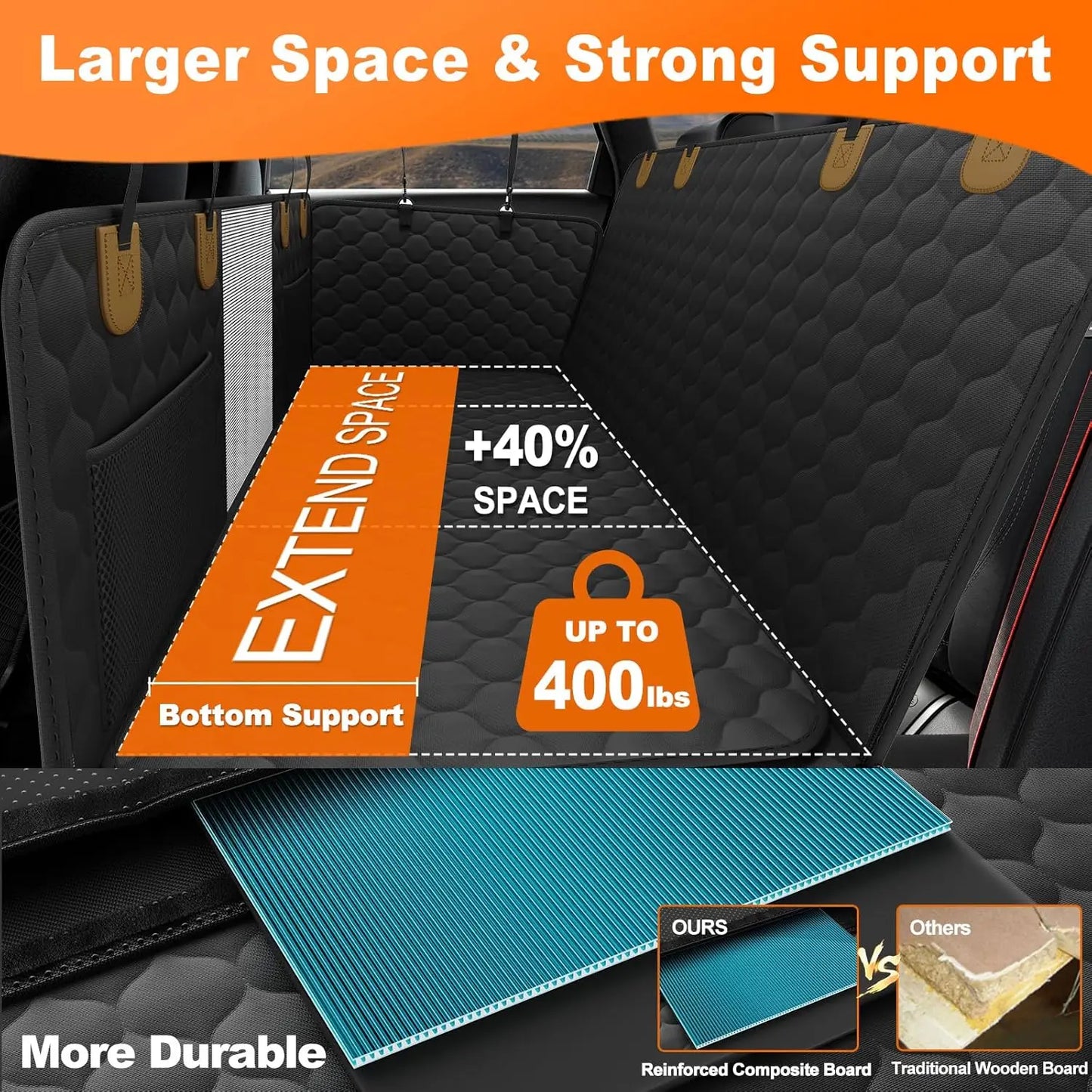 Waterproof Pet Travel Foldable Car Seat