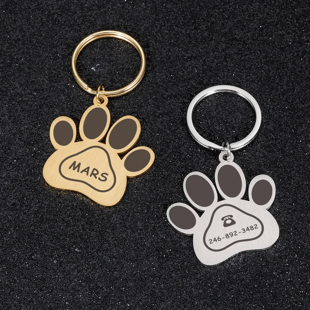 Customized Dog Collar Name Tag Dog Medal with Engraving