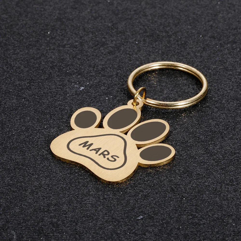 Customized Dog Collar Name Tag Dog Medal with Engraving