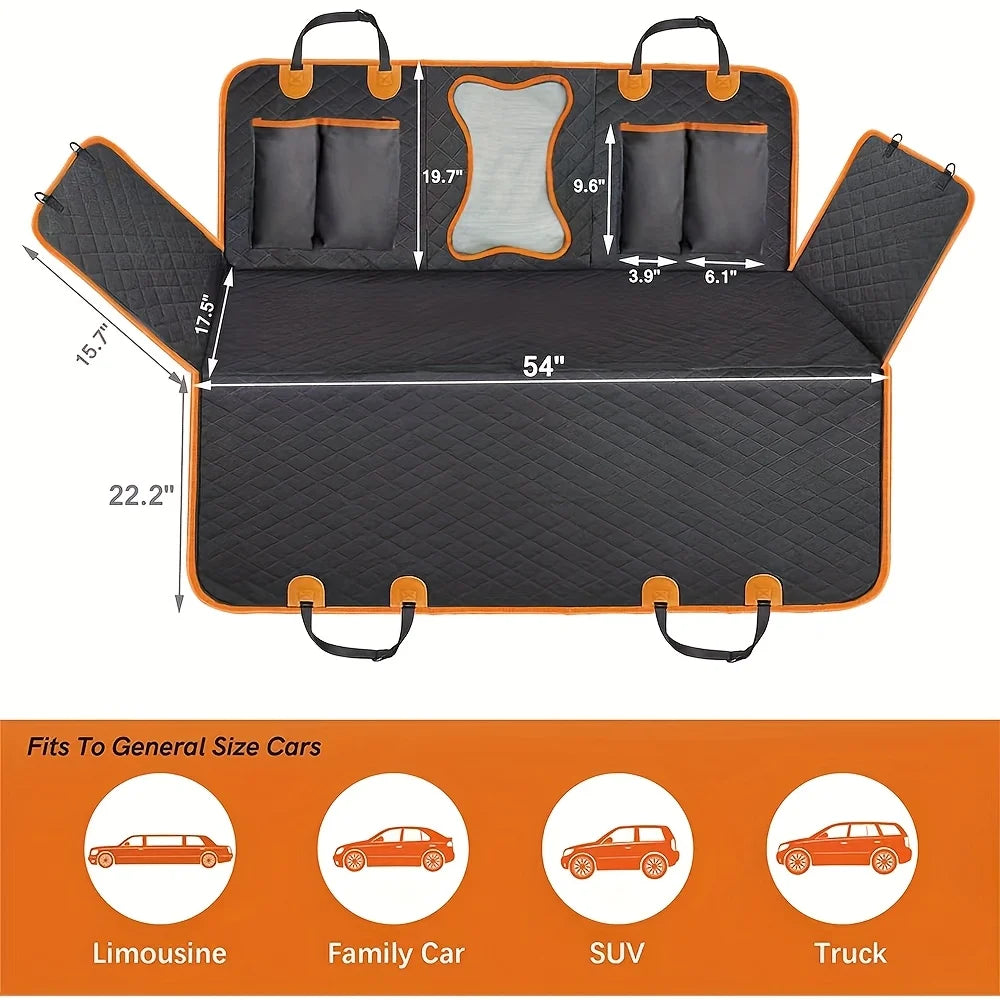 Pet Dog Car Seat Cover 100% Waterproof