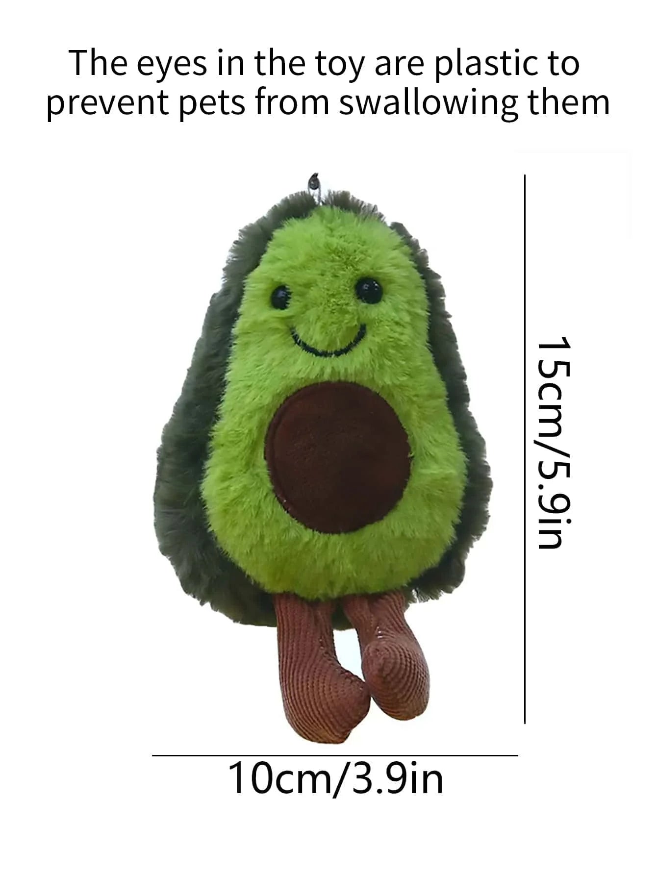 A cute avocado pet plush, suitable for daily companionship Toy