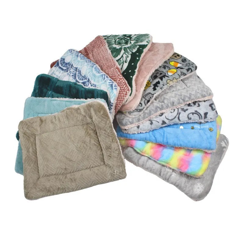 Soft Cat Bed Mats or Warm Fleece Pet Blanket
