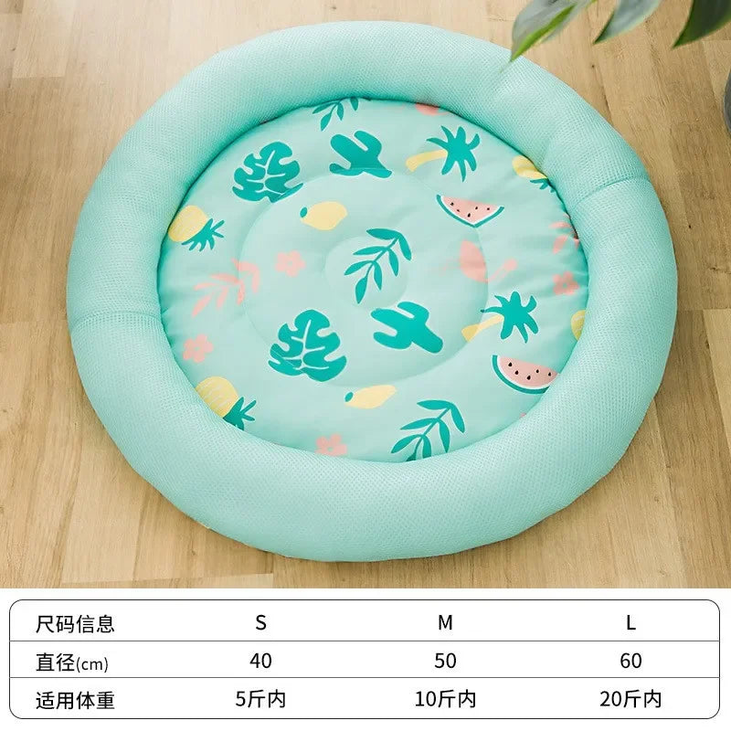Summer Cooling Pet Bed Breathable Sleeping Mat