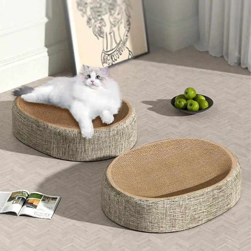 Cat Scratcher Oval Pad Bowl