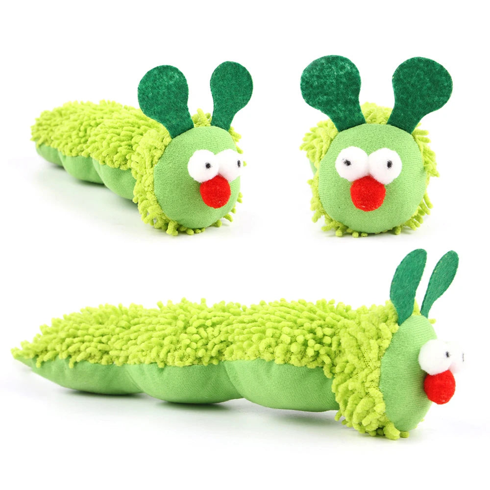Cat Chew Caterpillar Catnip Molar Toy Silvervine Teaser.