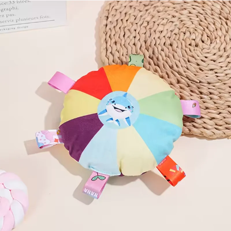 Hot dog sounding plush toy bell cartoon toy, small dog Teddy teeth grinding toy, wear-resistant bite-resistant