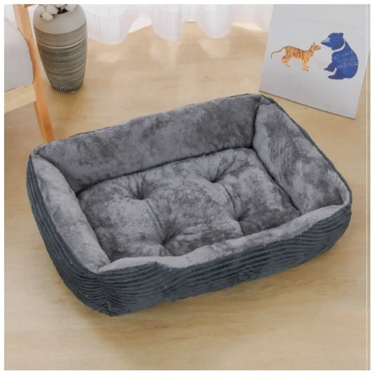 Square Plush Calming Bed