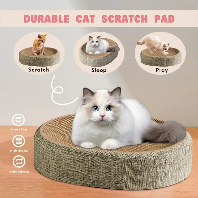 Cat Scratcher Oval Pad Bowl