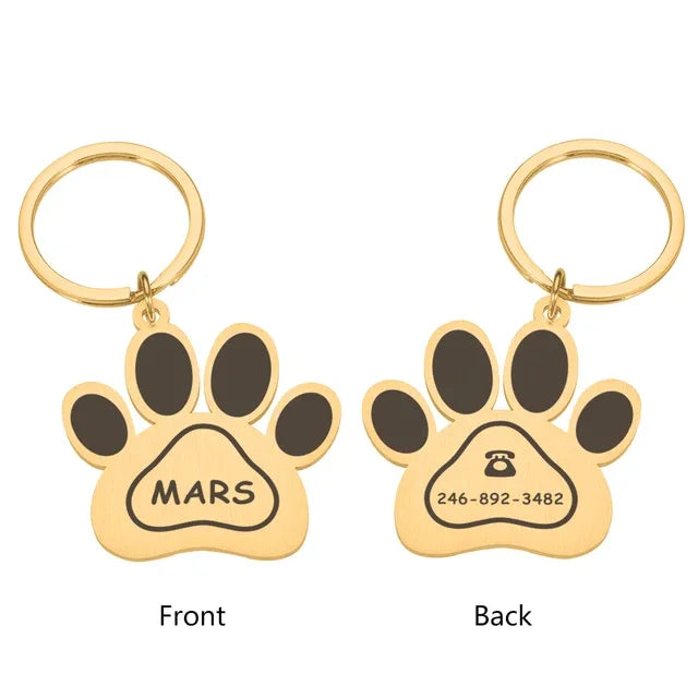 Customized Dog Collar Name Tag Dog Medal with Engraving