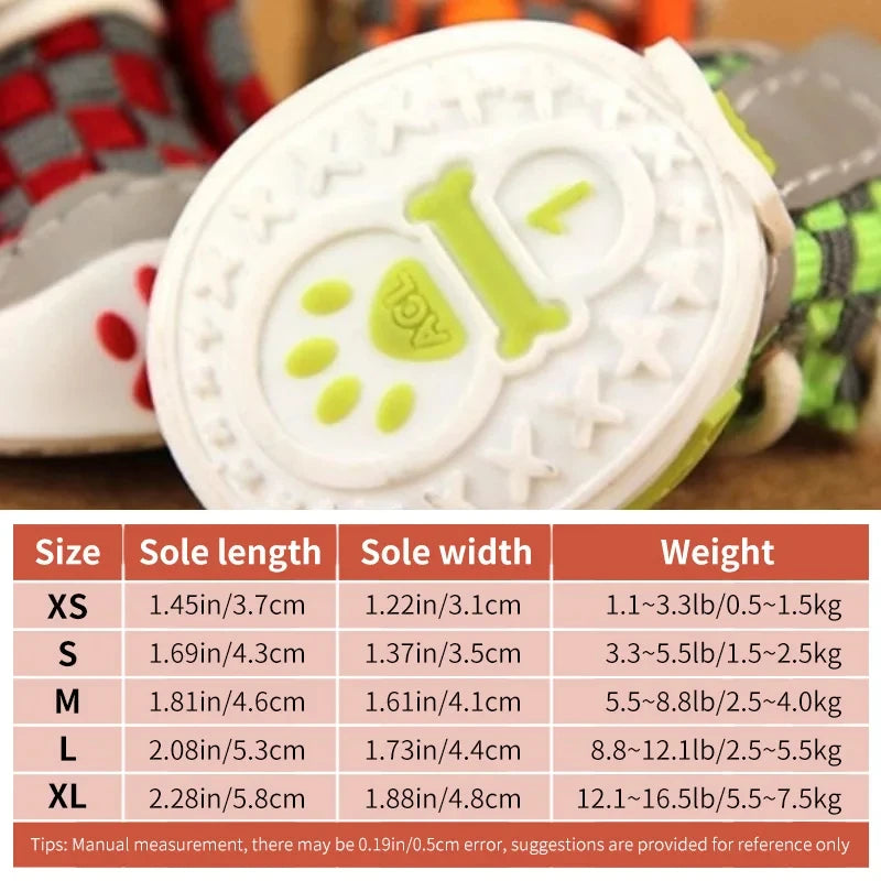 Dog Teddy Bears Soft Sole Shoes, Anti Drop Breathable