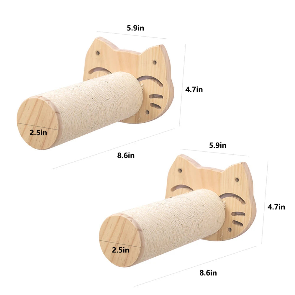 Cat Climbing Shelf Wall Mounted Four Step Stairway