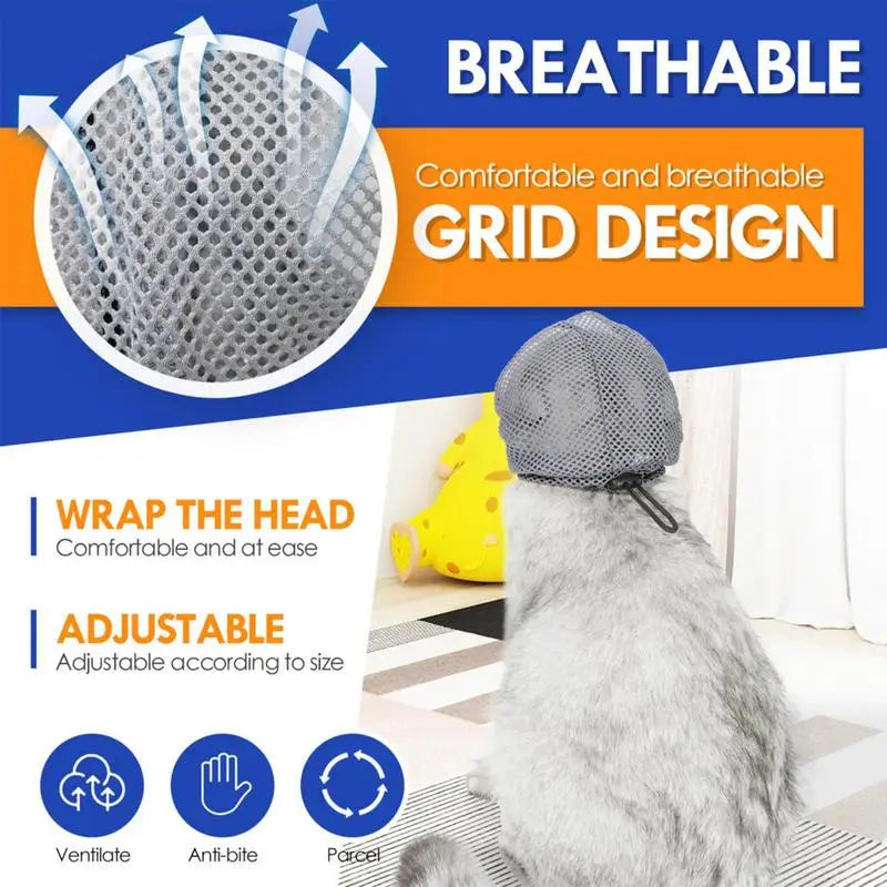 Cat Anti Bite Muzzles Breathable Travel Tools
