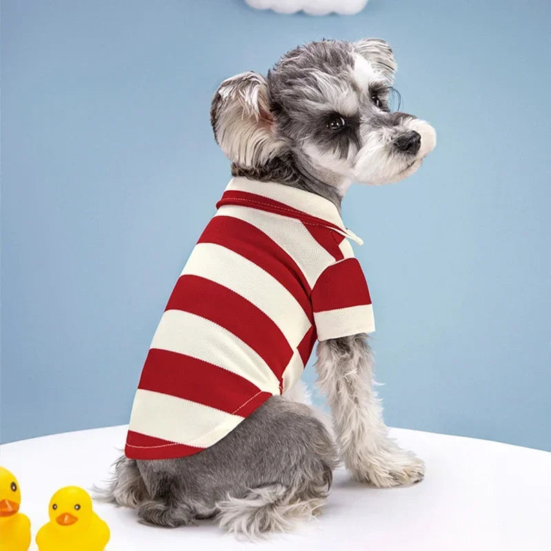 Thin Breathable Summer Polo Dog Shirts