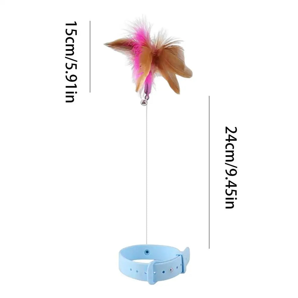 Funny Cat Stick Retractable Feather Toy