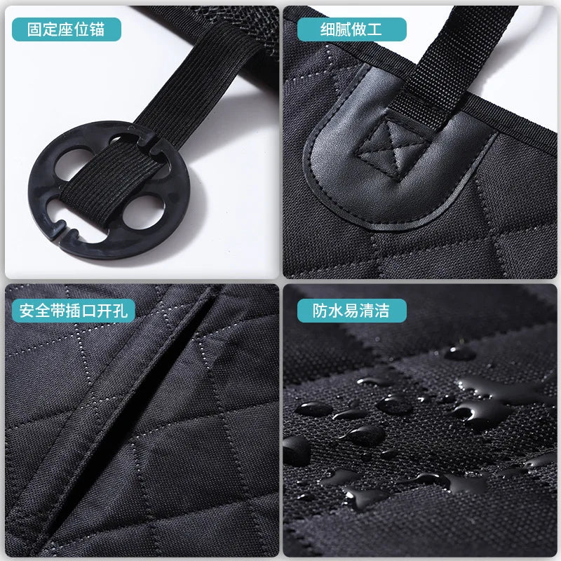 Dog Car Seat Cover Waterproof Pet Cat Carriers Travel Mat Hammock, Car Rear Back Protector Safety Pad