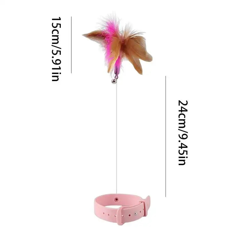Funny Cat Stick Retractable Feather Toy