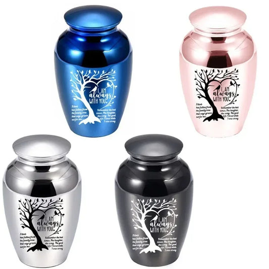 Pet family ashes cremation jar