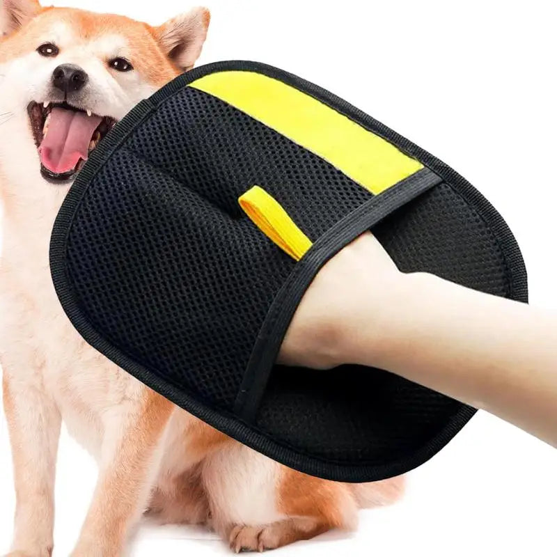 Pet Grooming Gloves Static Dedusting Brush