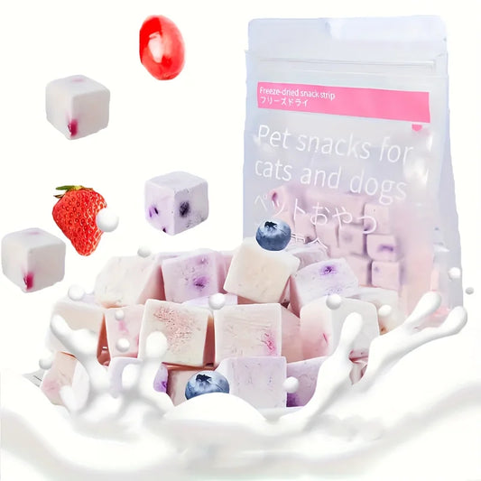 3.53oz Fruit Yogurt Cubes Dog Treats